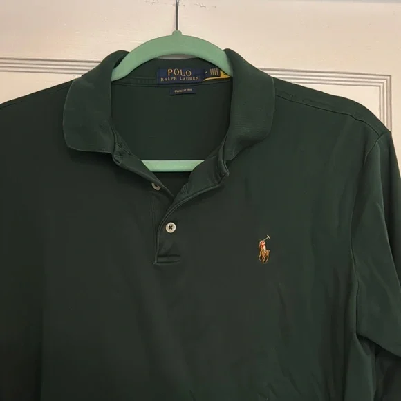 Polo by Ralph Lauren Forest Green Polo Shirt - Picture 2 of 3